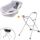 Tigex Pack Baignoire Anatomy Gris Perle + Support