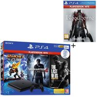 CONSOLE PS4 NOUVEAUTÉ Pack PS4 500 Go Noire + 4 Jeux PS Hits : The Last CONSOLE PS4 NOUVEAUTÉ Pack PS4 500 Go Noire + 4 Jeux PS Hits : The Last
