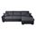 JENA Canapé d'angle droit convertible 3-4 places -