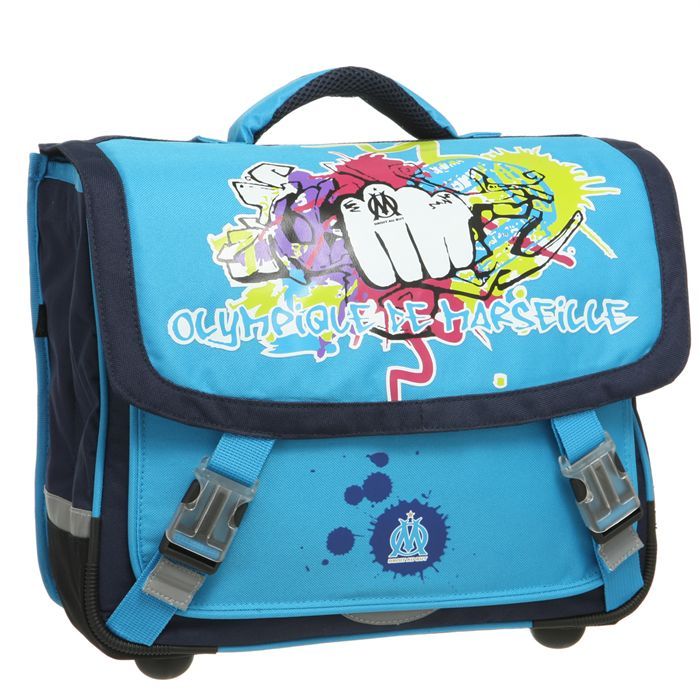 OM Cartable Scolaire Trolley Bleu   Achat / Vente CARTABLE OM Cartable