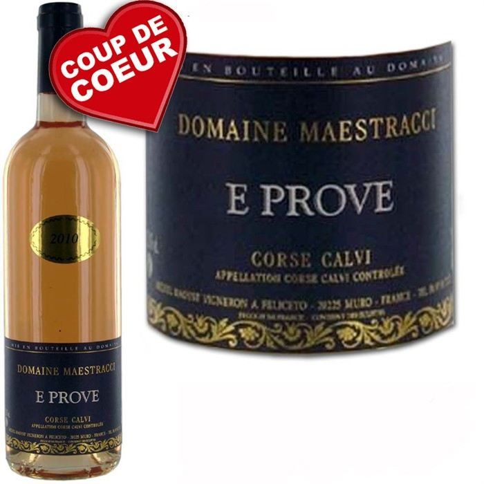 2010   Achat / Vente VIN ROSE Maestracci E Prove rosé 2010