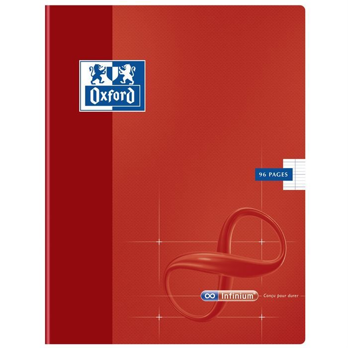 Cahier 96 Pages 17x22cm ROUGE   Achat / Vente CAHIER OXFORD Cahier 96