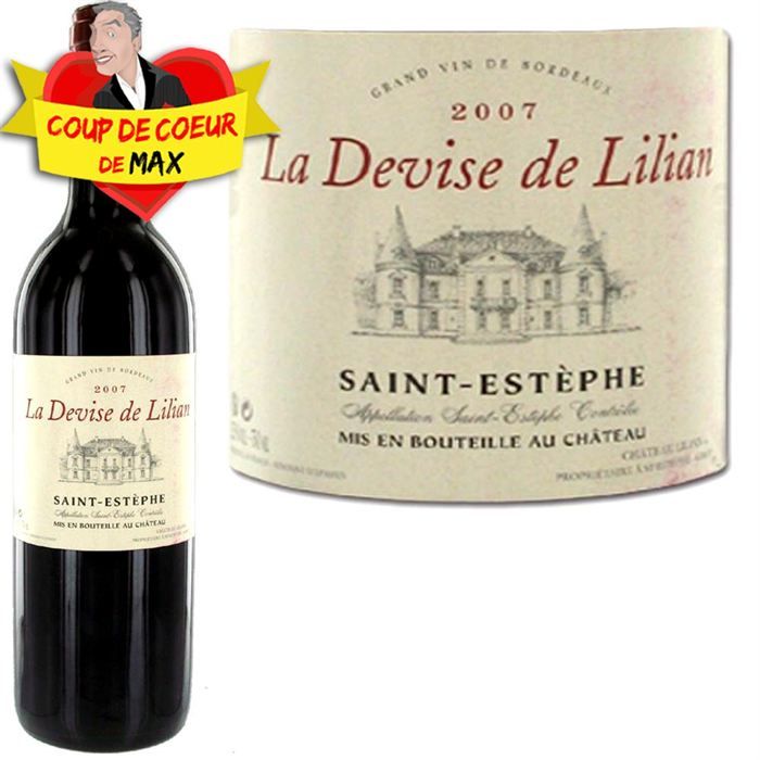 2007   Achat / Vente VIN ROUGE La Devise de Lilian 2007  