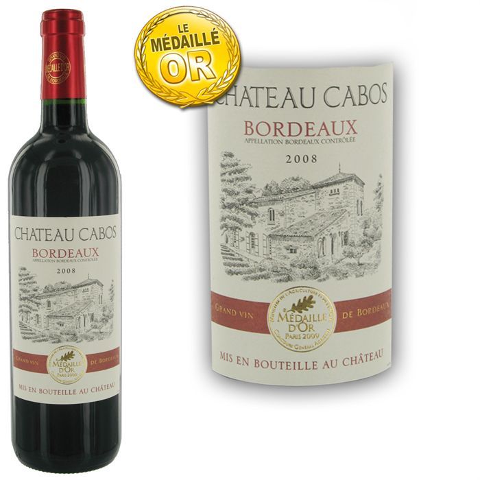 Château Cabos 2008   Achat / Vente VIN ROUGE Château Cabos 2008