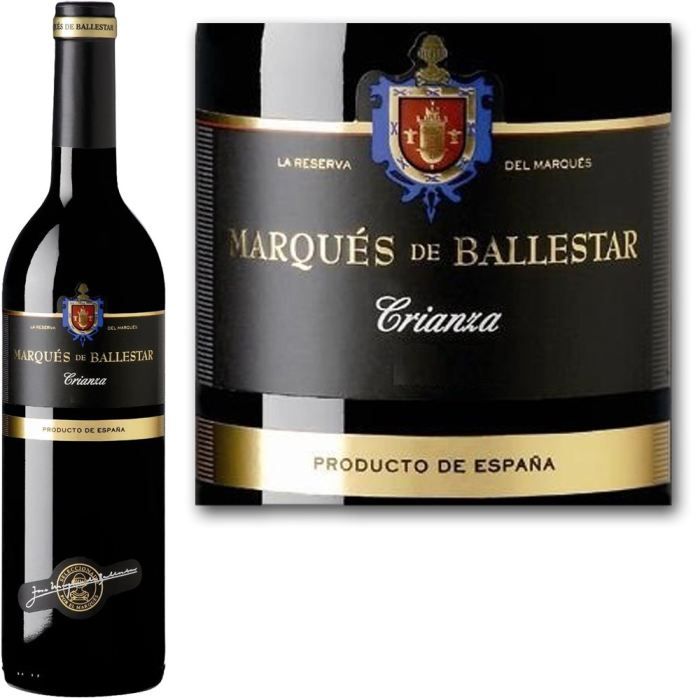 de Ballestar 2008   Achat / Vente VIN ROUGE Marques de Ballestar 2008