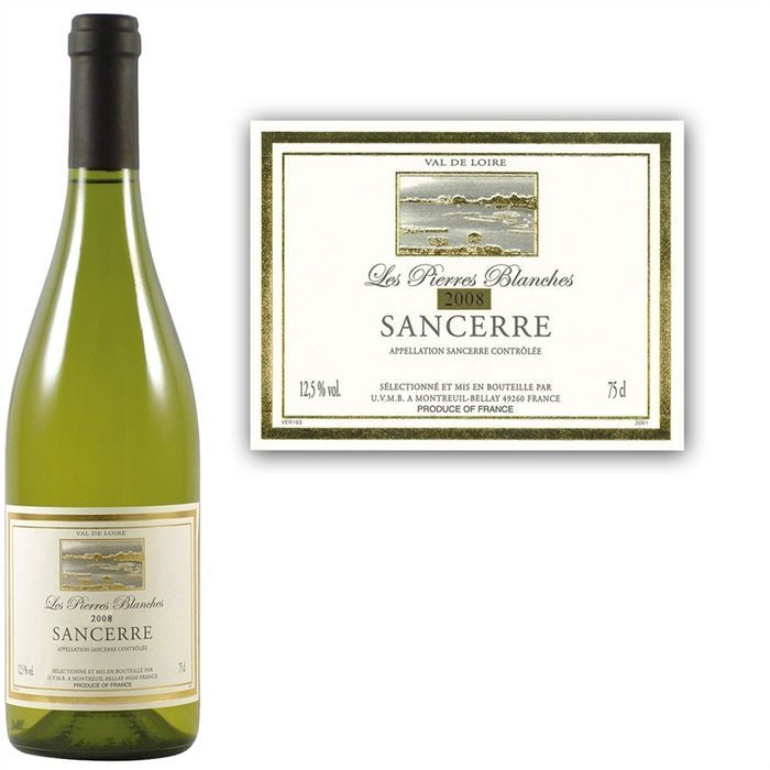 2008   Achat / Vente VIN BLANC Sancerre Pierres Blanches 2008