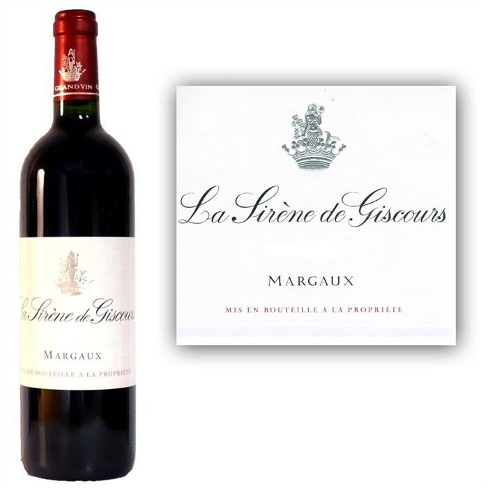 2008   Achat / Vente VIN ROUGE Sirène de Giscours 2008  