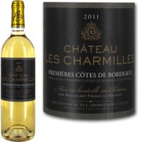 VIN BLANC Château Les Charmilles 1ere Côtes de Bordeaux 2011 VIN BLANC Château Les Charmilles 1ere Côtes de Bordeaux 2011