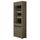 VERONA Vitrine LED style contemporain mélaminée dé