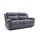 RELAXO Canapé droit de relaxation 3 places - Tissu