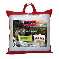 OREILLER DODO Lot de 2 oreillers anti-acariens Tennessee 60 OREILLER DODO Lot de 2 oreillers anti-acariens Tennessee 60