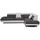 SCOOP Canapé d'angle droit 4 places - Tissu gris e