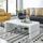 Table basse blanc laque