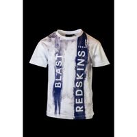 T-SHIRT REDSKINS - T-Shirt Blanc Manches Courtes Imprimé P T-SHIRT REDSKINS - T-Shirt Blanc Manches Courtes Imprimé P