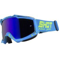 LUNETTES - MASQUE SHOT Lunettes Iris Scratch Bleu Néon Jaune LUNETTES - MASQUE SHOT Lunettes Iris Scratch Bleu Néon Jaune