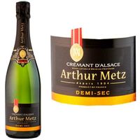 VIN BLANC Arthur Metz Demi Sec Crémant d'Alsace AOP VIN BLANC Arthur Metz Demi Sec Crémant d'Alsace AOP