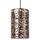 Lustre - suspension métal perfore, forme cylindriq
