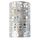 Applique métal perforé demi cylindre E27 60 W Gri