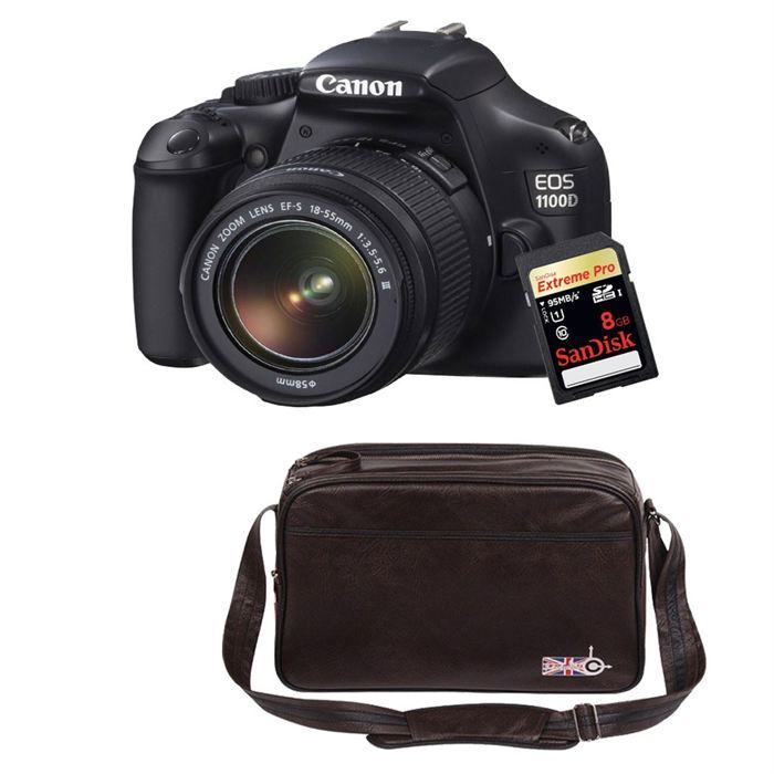 Reflex CANON EOS 1100D + EF S 18 55mm + Sac + SD   Achat / Vente