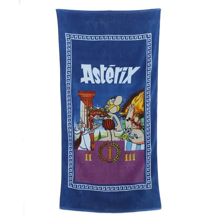 ASTERIX Drap de plage 75 x 150 cm LES JO   Achat / Vente SERVIETTES