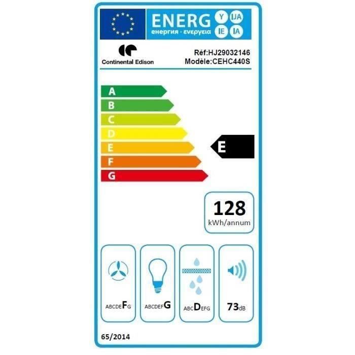 CONTINENTAL EDSION CEHC440S Hotte visière3