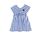 NAF NAF - Robe Blanche et Bleue Sans Manches 100%