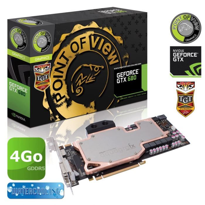 POV TGT GTX680 4Go GDDR5 Beast Watercooling   Achat / Vente CARTE