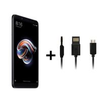 SMARTPHONE XIAOMI Redmi Note 5 Noir 64Go + SWISS CHARGER Cabl SMARTPHONE XIAOMI Redmi Note 5 Noir 64Go + SWISS CHARGER Cabl