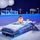 STAR WARS Lit Enfant en bois Vaisseau X Wing et BB