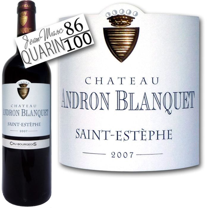 2007   Achat / Vente VIN ROUGE Château Andron Blanquet 2007