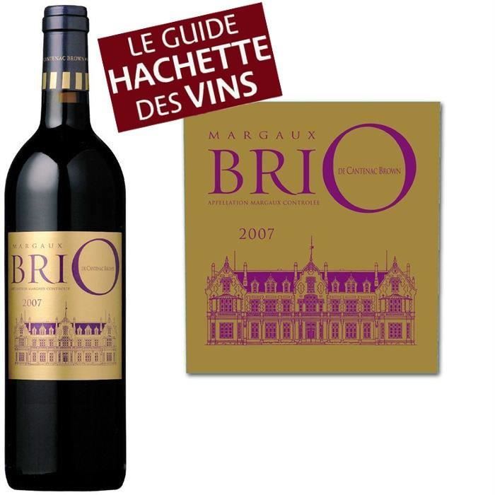 2007   Achat / Vente VIN ROUGE Brio de Cantenac Brown 2007  