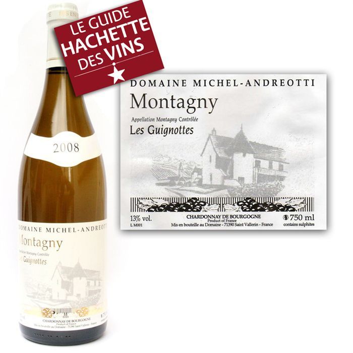 Andreotti Montagny Guignottes 2008   Achat / Vente VIN BLANC Andreotti