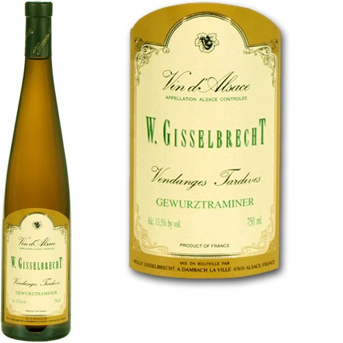 Gewurztraminer VendangeTardive 2009   Achat / Vente VIN BLANC