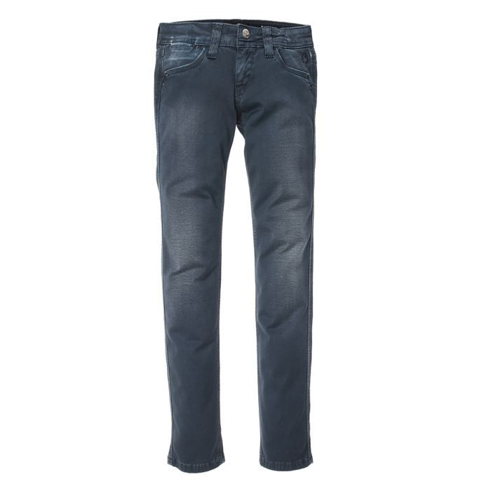 PEPE JEANS Jean slim huilé Bleu fille   Achat / Vente PANTALON PEPE