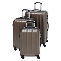 SET DE VALISES GENTLEMAN FARMER Set de 3 Valises Rigide ABS 4 Rou SET DE VALISES GENTLEMAN FARMER Set de 3 Valises Rigide ABS 4 Rou