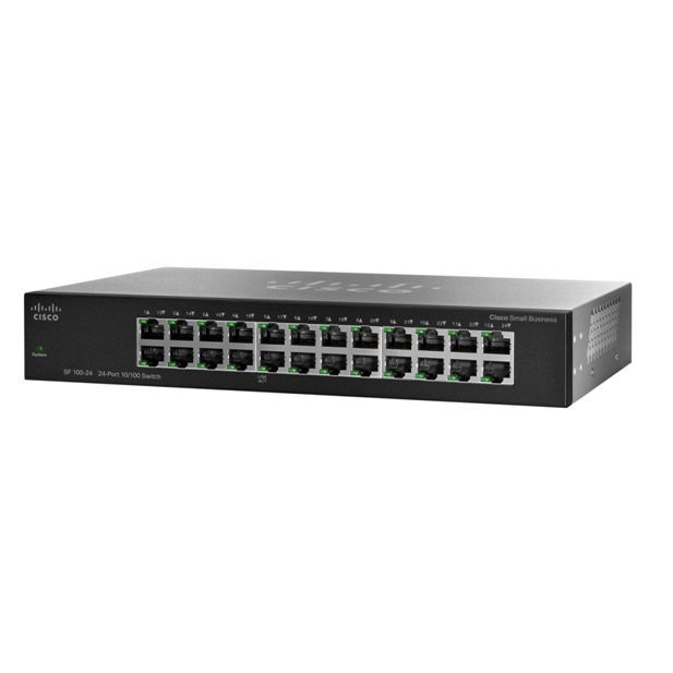 Switch 24 ports 10/100 Mbps   Gestion internet, configuration et