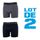 RXSPORTS Boxers Homme Uni - Gris / Noir