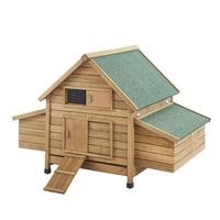 POULAILLER Poulailler en sapin Nestie - 150x100x96cm - Bois - POULAILLER Poulailler en sapin Nestie - 150x100x96cm - Bois -