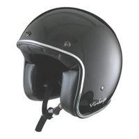CASQUE MOTO SCOOTER AMX Casque Jet Vintage Noir Verni CASQUE MOTO SCOOTER AMX Casque Jet Vintage Noir Verni
