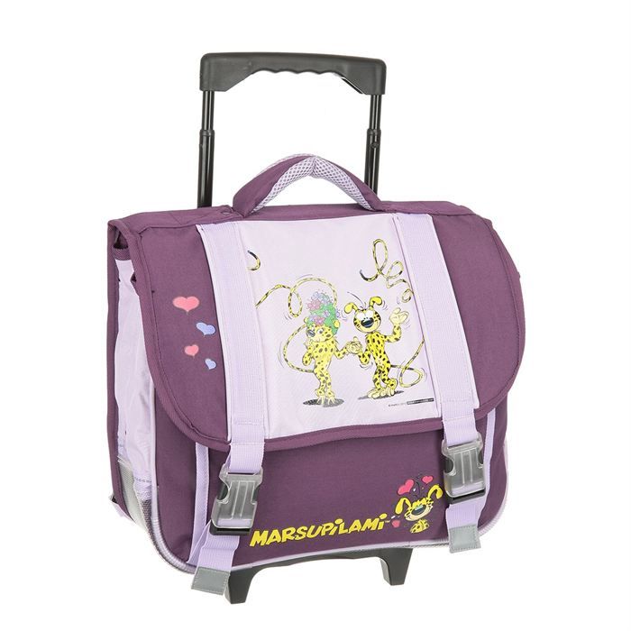 MARSUPILAMI Cartable Trolley Fille Parme et violet   Achat / Vente