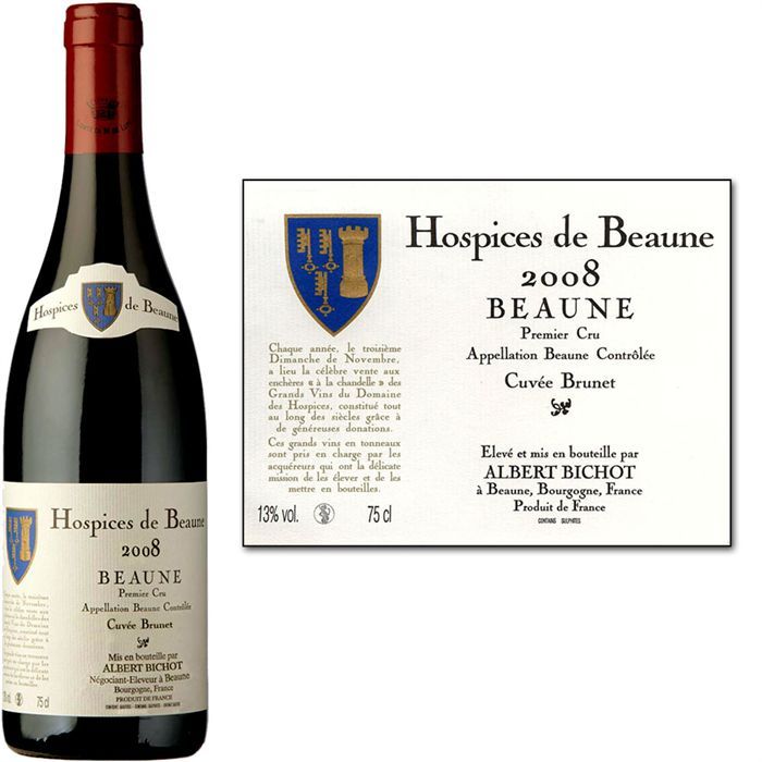 2008   Achat / Vente VIN ROUGE Beaune 1er Cru Hospices 2008