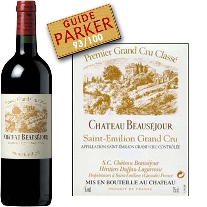 2008   Achat / Vente VIN ROUGE Château Beauséjour 2008  