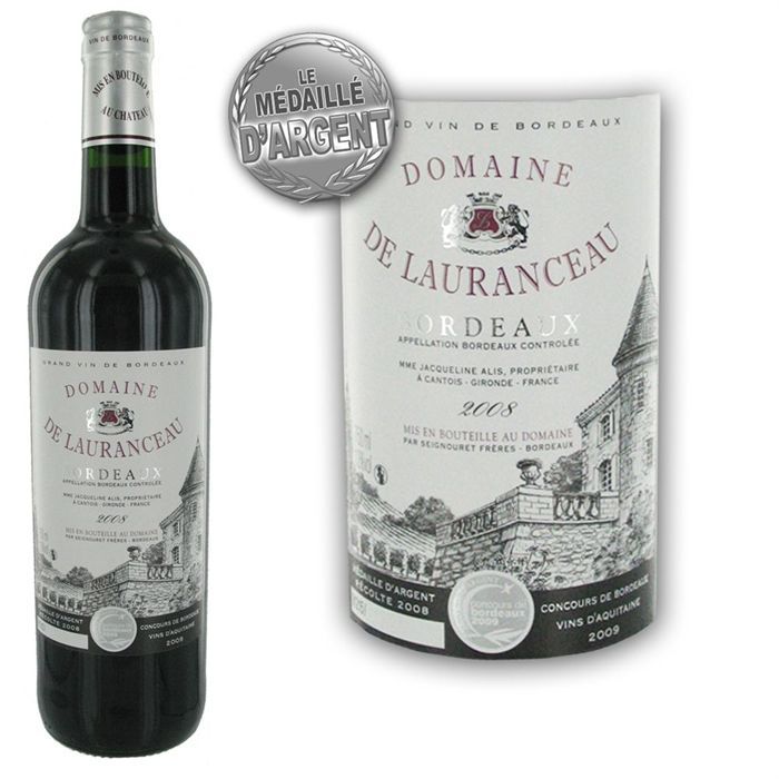 2008   Achat / Vente VIN ROUGE Domaine De Lauranceau 2008  