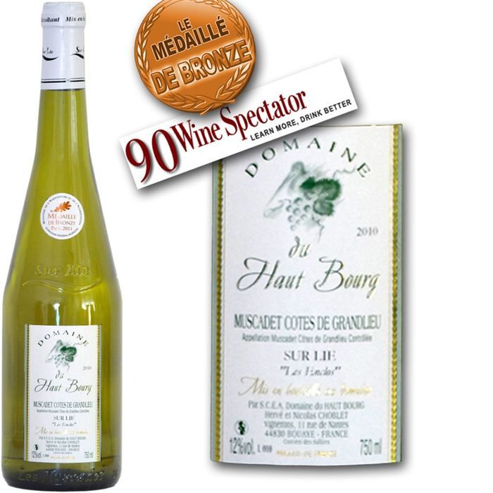 2010   Achat / Vente VIN BLANC Muscadet Haut Bourg 2010  