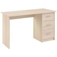BUREAU ESSENTIELLE Bureau classique décor acacia clair - BUREAU ESSENTIELLE Bureau classique décor acacia clair -
