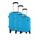 OFFSHORE Set de 3 Valises Rigides ABS 4 roues 46 /