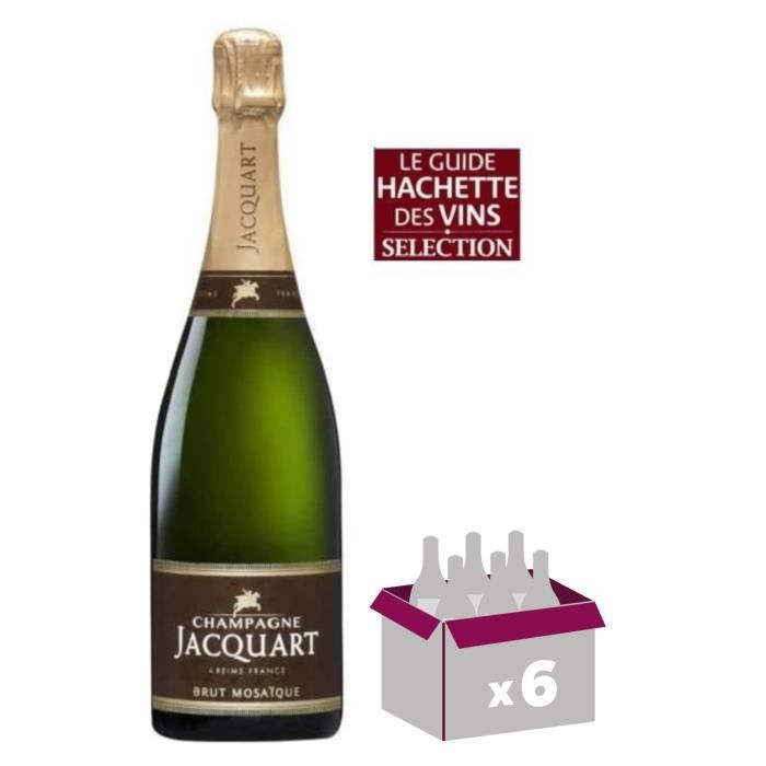 Jacquart Brut Mosaïque (Caisse de 6 bouteilles)   Achat / Vente