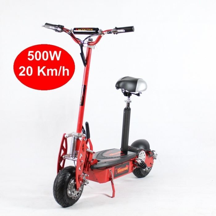 Trottinette électrique 500W Rouge   Achat / Vente TROTTINETTE TrottI