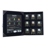 THÉ PAGES - Coffret Cuir Thé 72 sachets THÉ PAGES - Coffret Cuir Thé 72 sachets