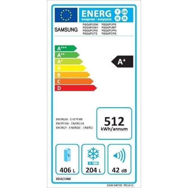  RSG5PUMH - Réfrigérateur américain2